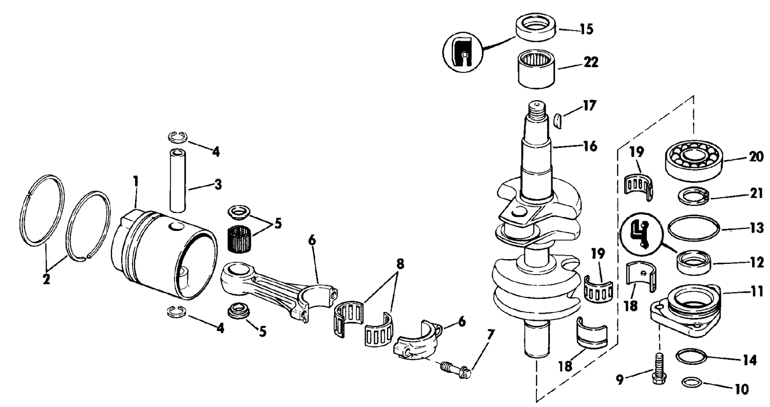 CRANKSHAFT & PISTON