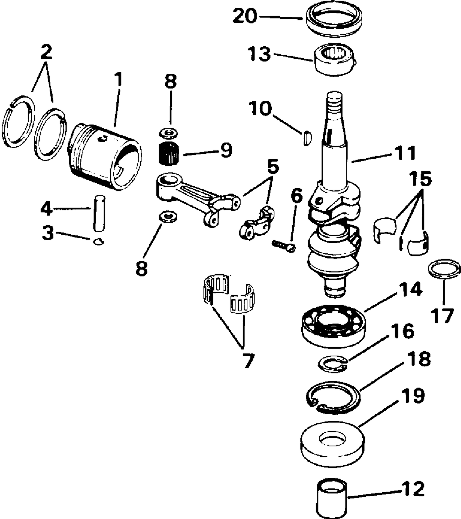 CRANKSHAFT & PISTON