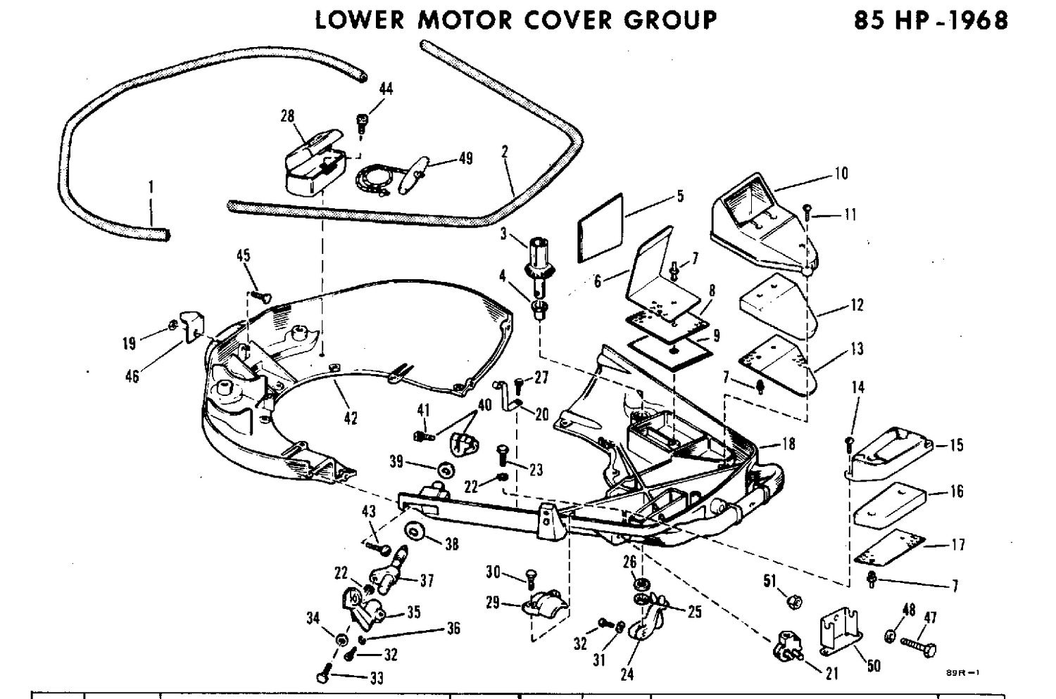LOWER MOTOR COVER GROUP