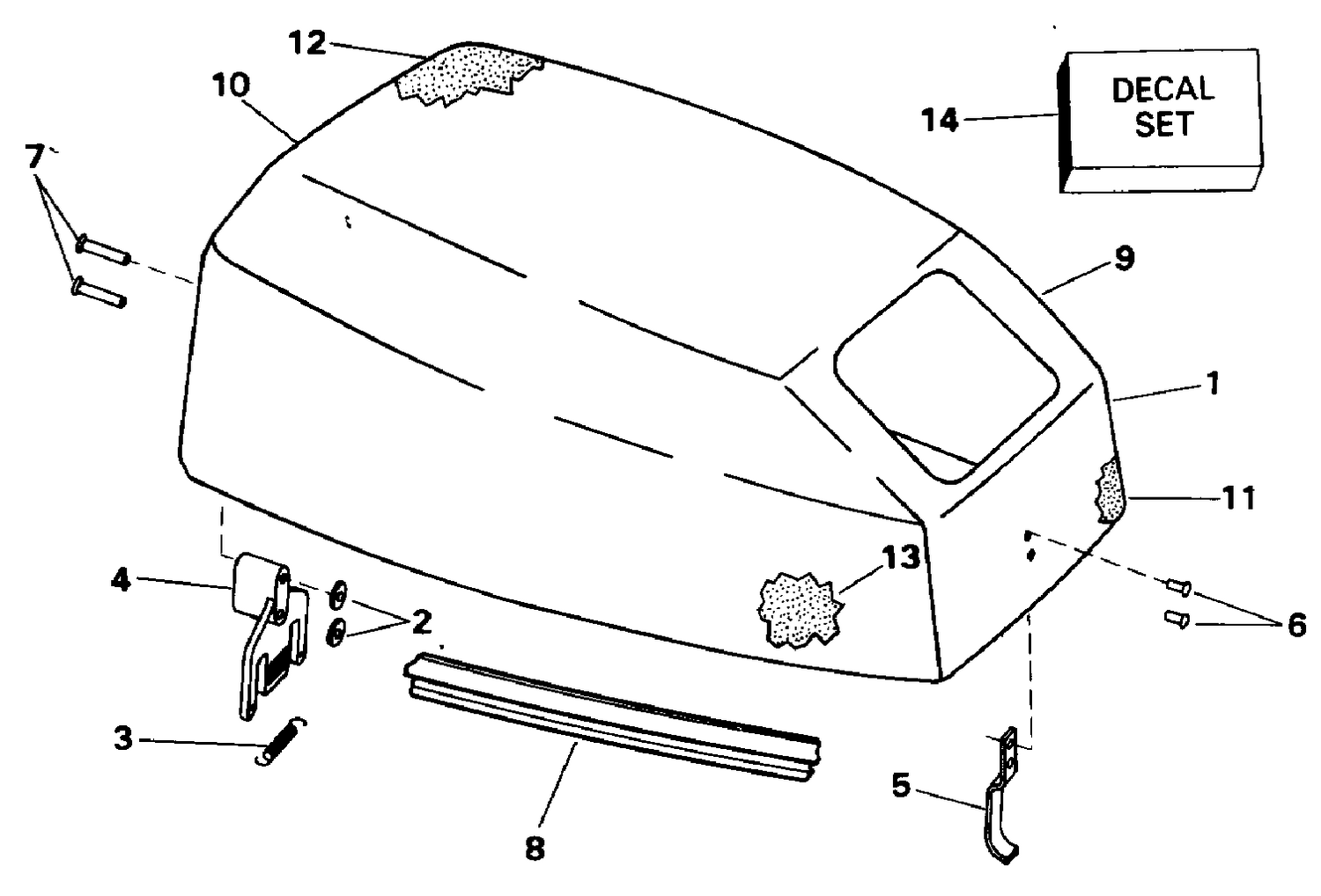 ENGINE COVER - EVINRUDE