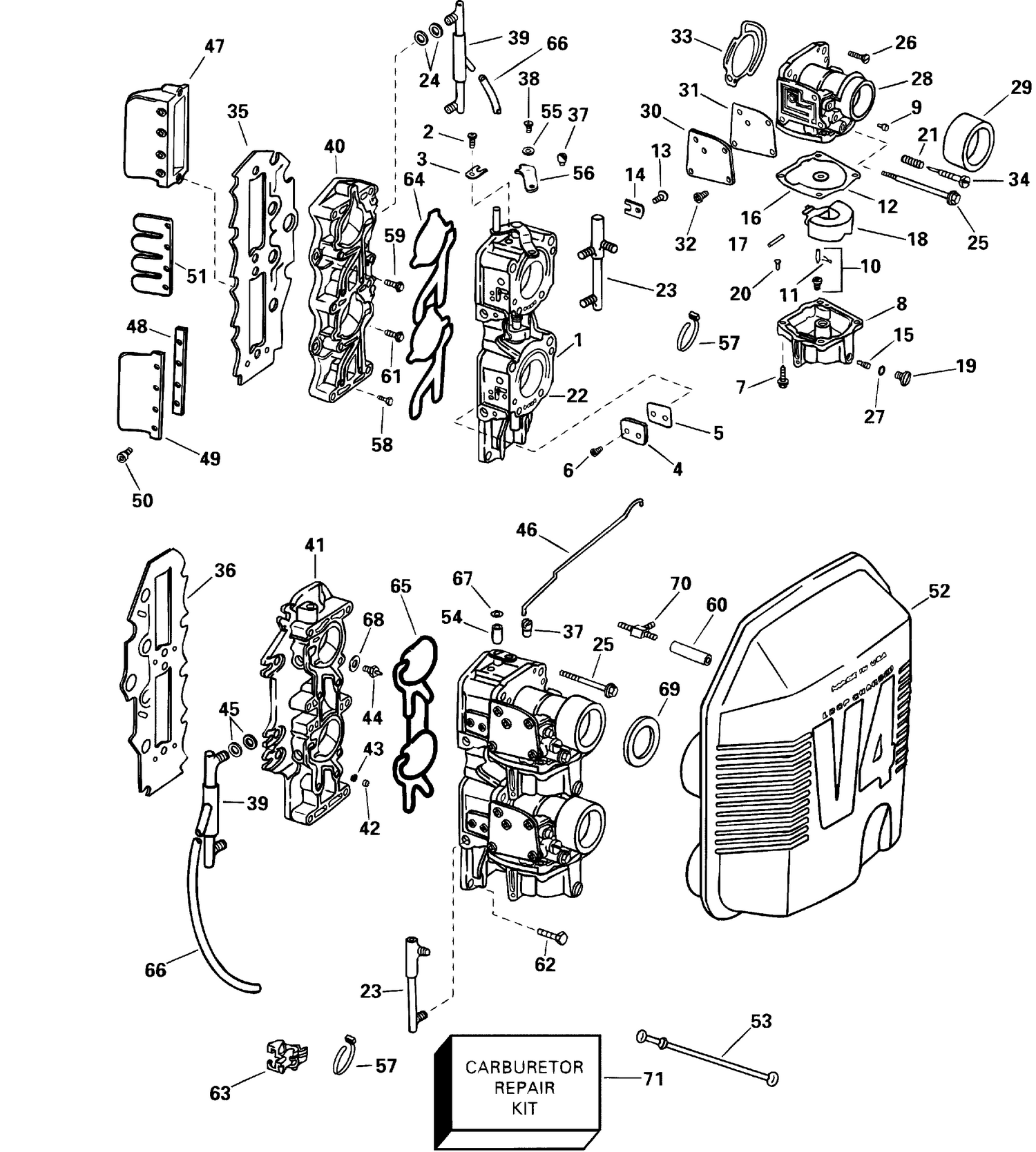 CARBURETOR & INTAKE MANIFOLD
