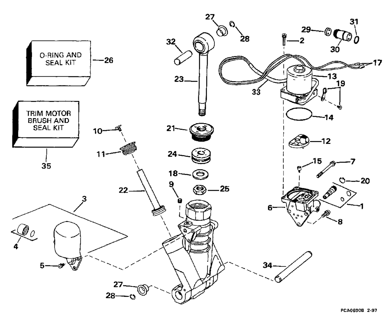 POWER TRIM/TILT HYDRAULIC ASSEMBLY