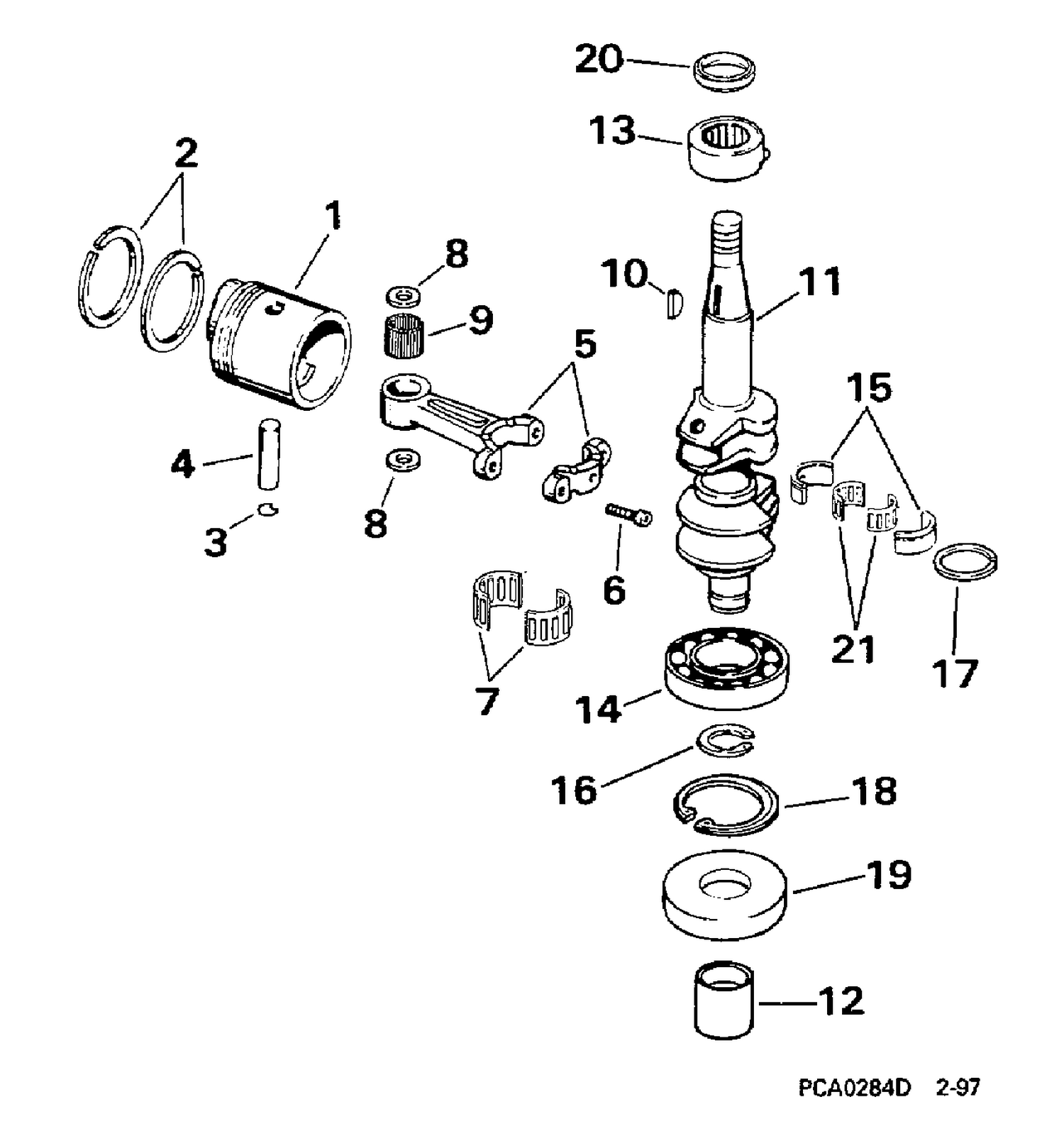 CRANKSHAFT & PISTON