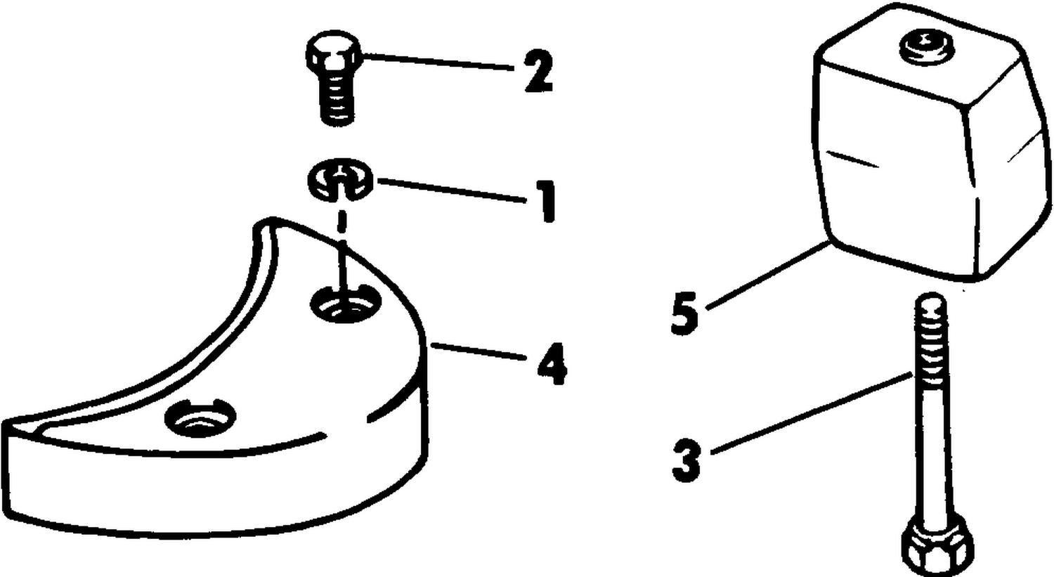 ZINC ANODE KIT V-4, V-6, AND SEA DRIVE