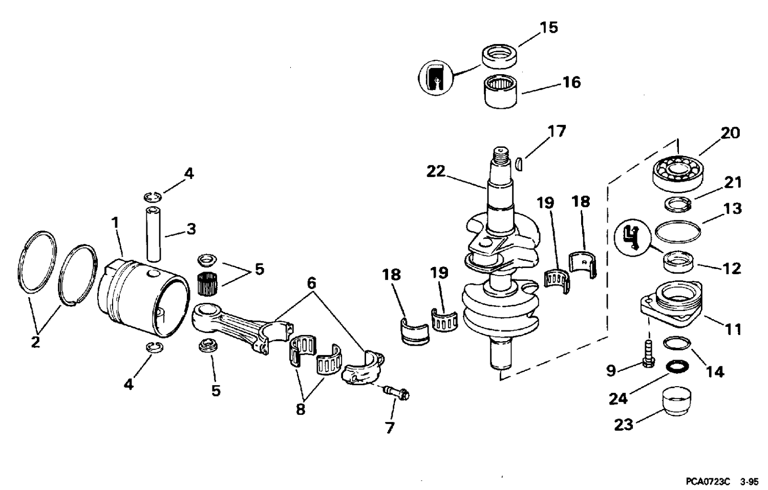 CRANKSHAFT & PISTON
