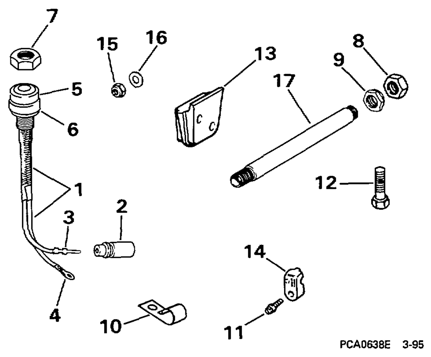 REMOTE CONTROL ADAPTER KIT - 125 COMMERCIAL ROPE MODELS