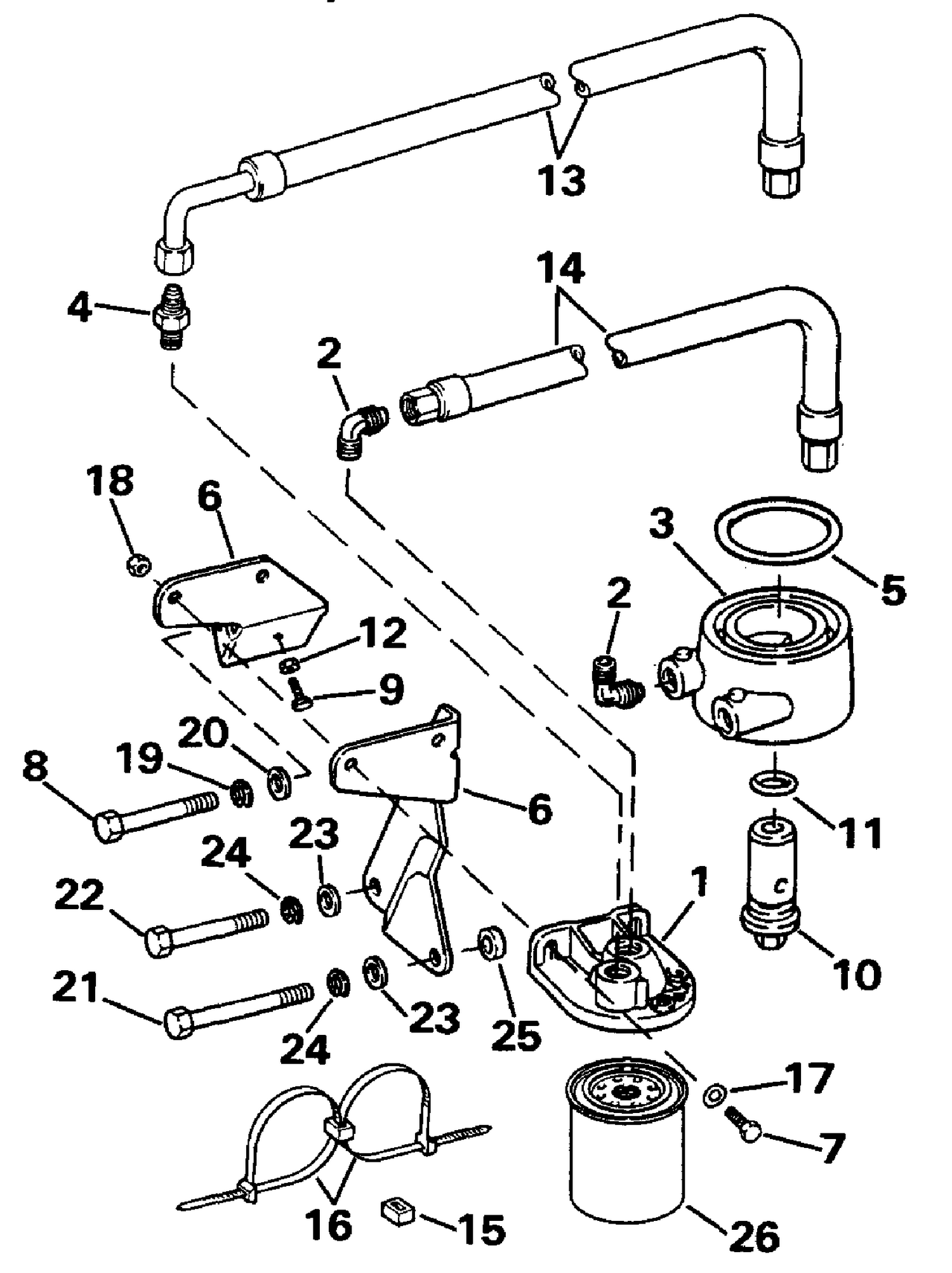 OIL SYSTEM (OMC KING COBRA)