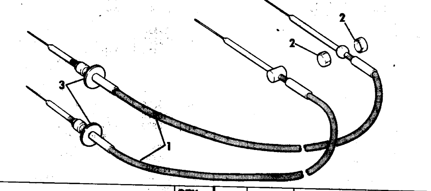 THROTTLE AND SHIFT CABLES