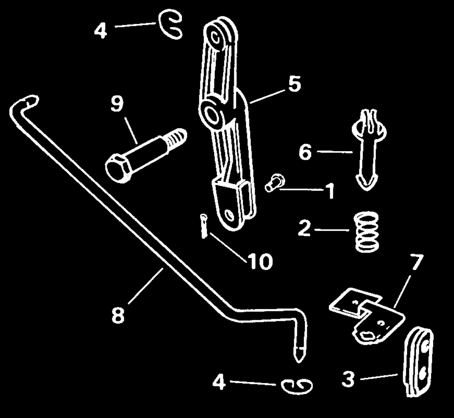 REMOTE CONTROL ADAPTER KIT -- 5, 6, 8 MODELS (2-CYCLE)