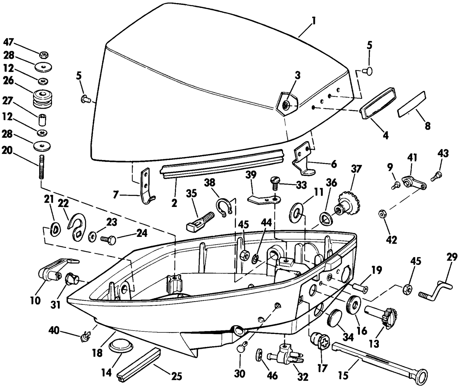 ENGINE COVER - JOHNSON