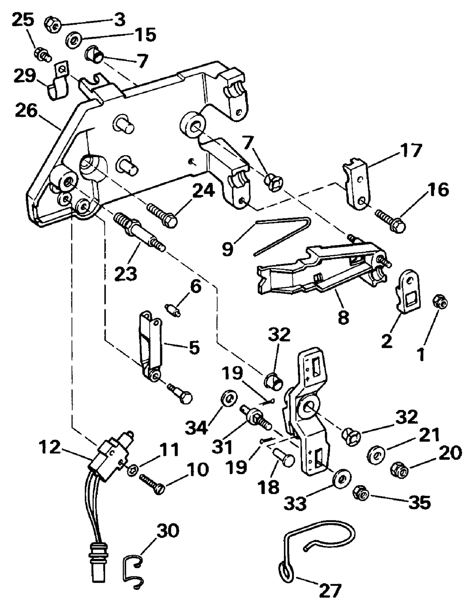 SHIFT LEVER AND INTERRUPTER