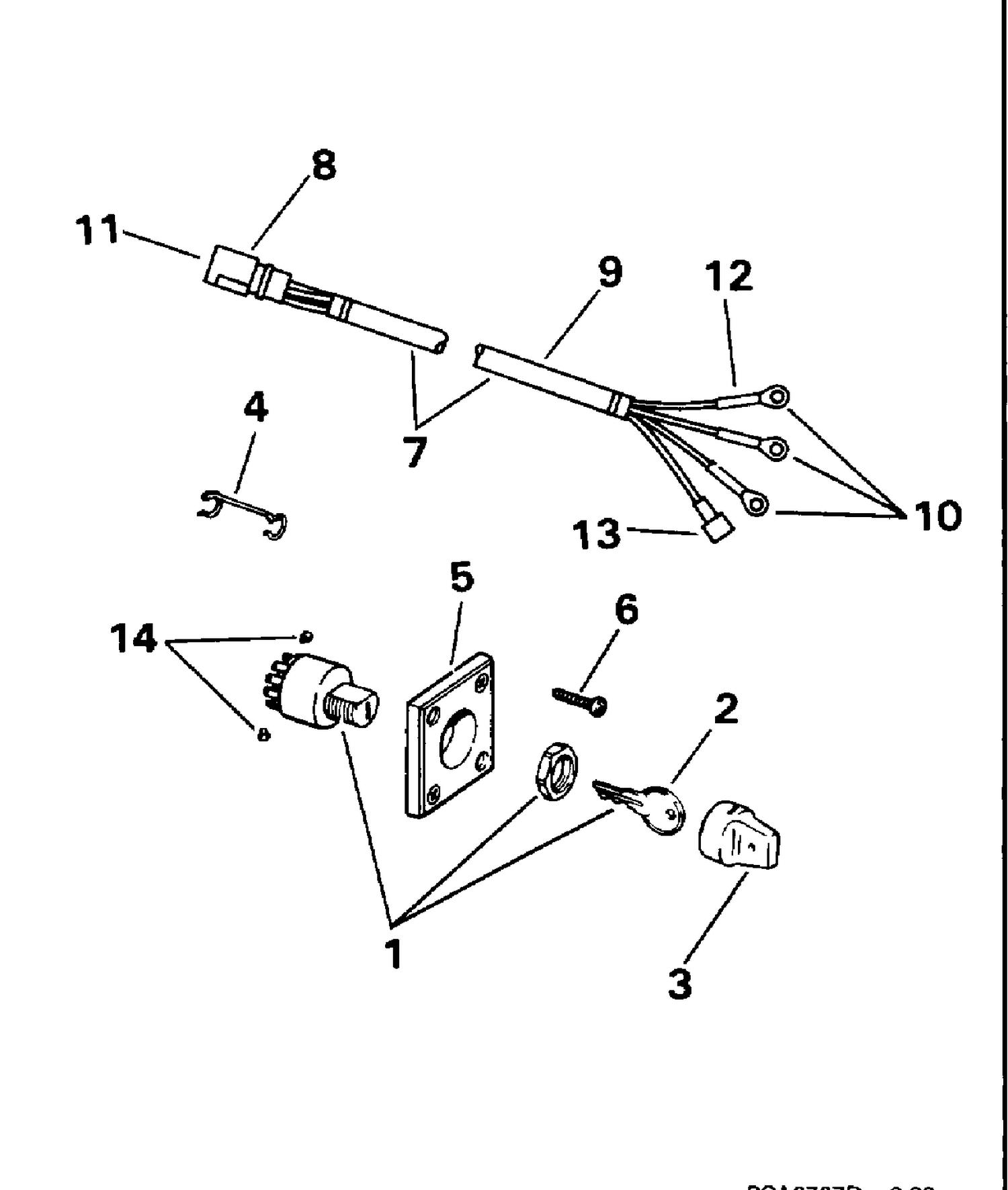 IGNITION SWITCH & CABLE