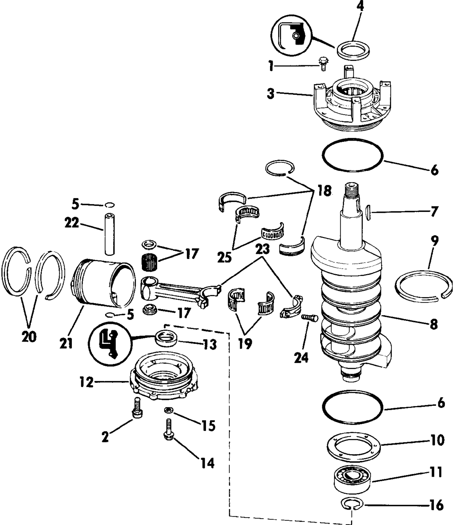 CRANKSHAFT & PISTON