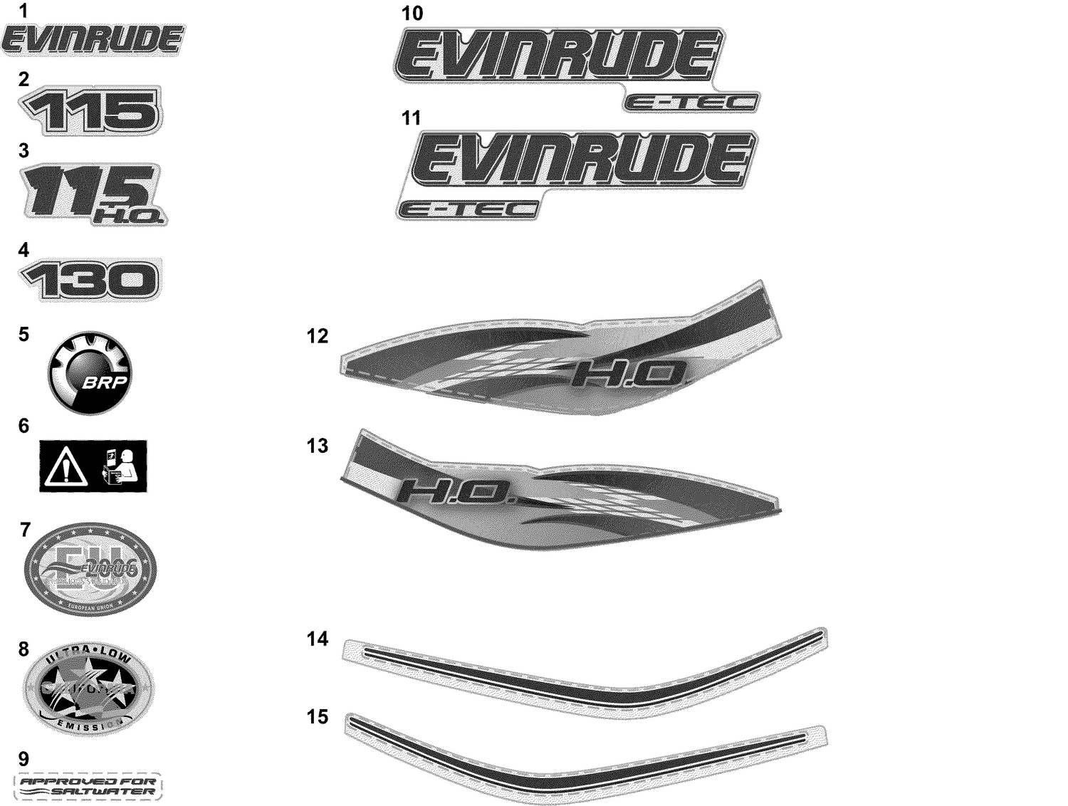 DECALS - White
