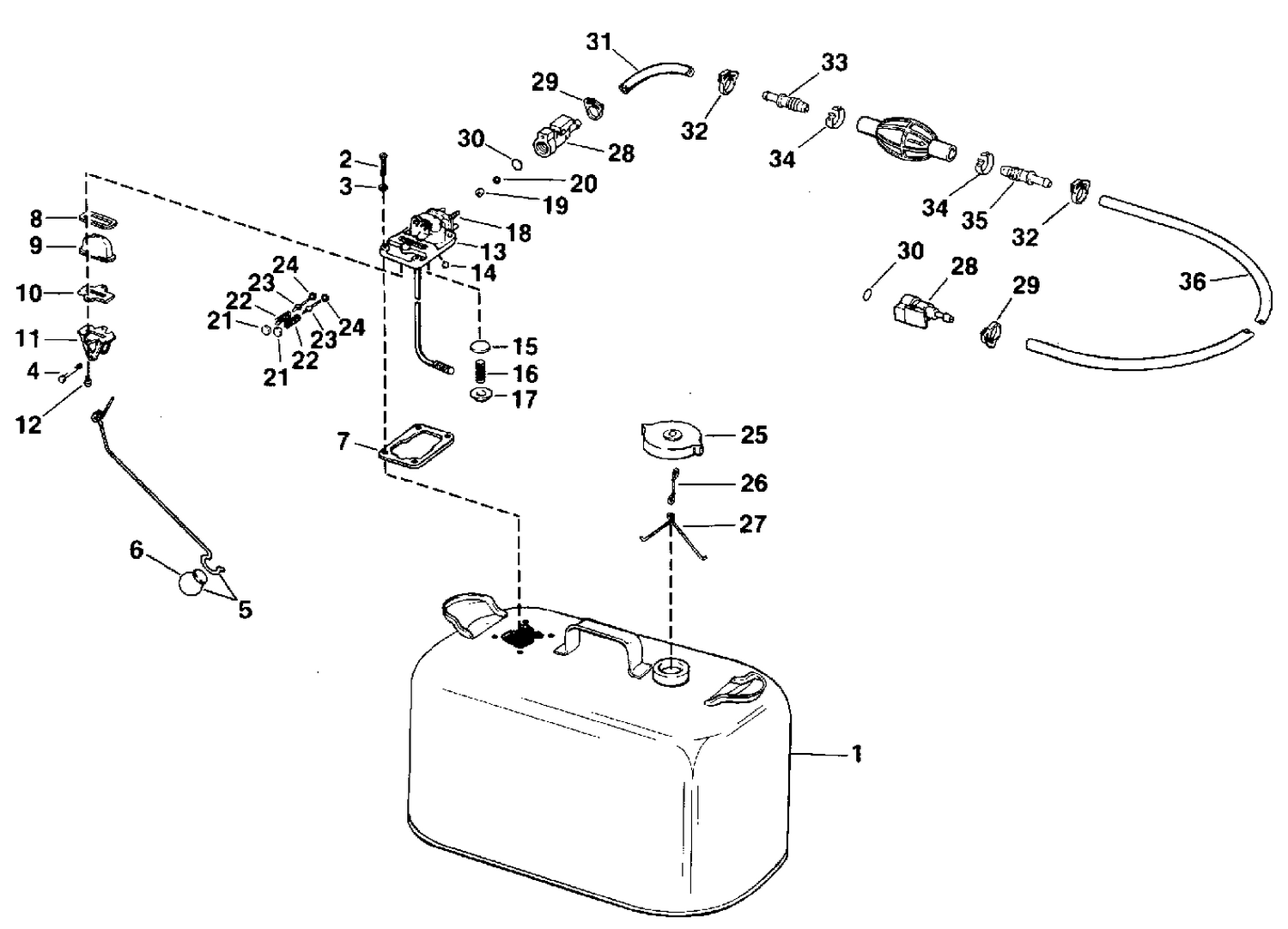 FUEL TANK WITH GAUGE