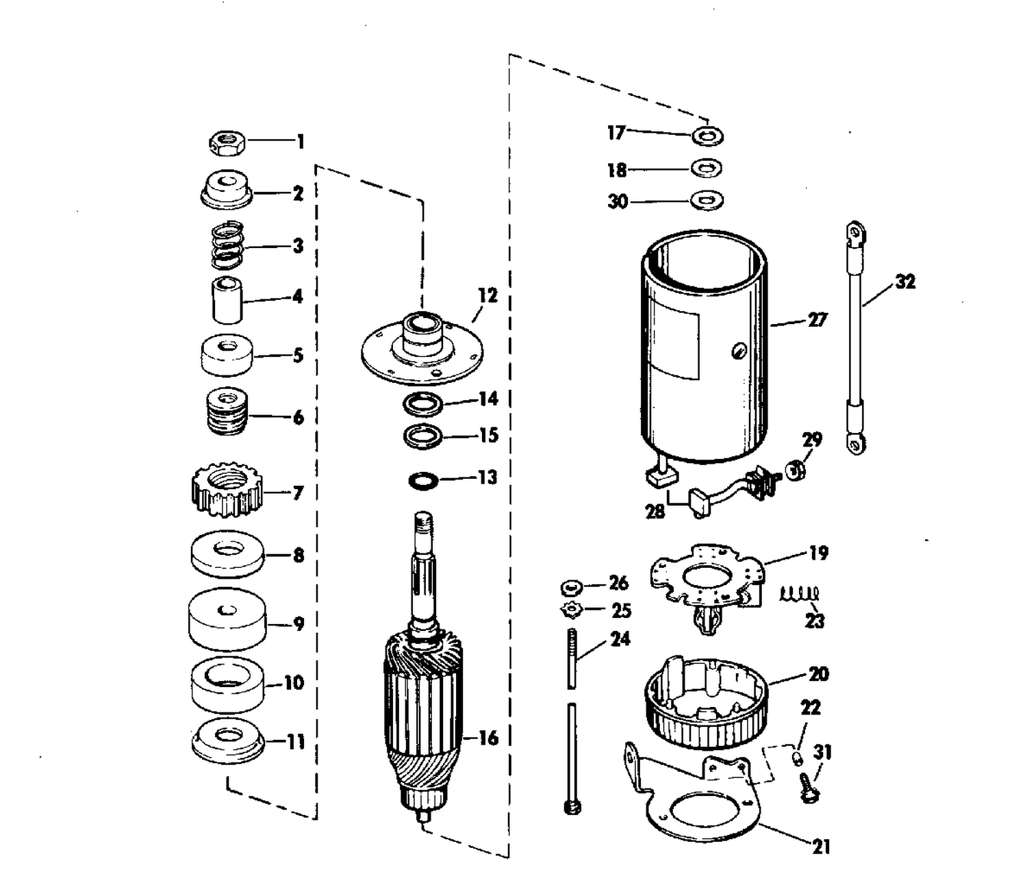 ELECTRIC STARTER GROUP ELECTRIC SHIFT