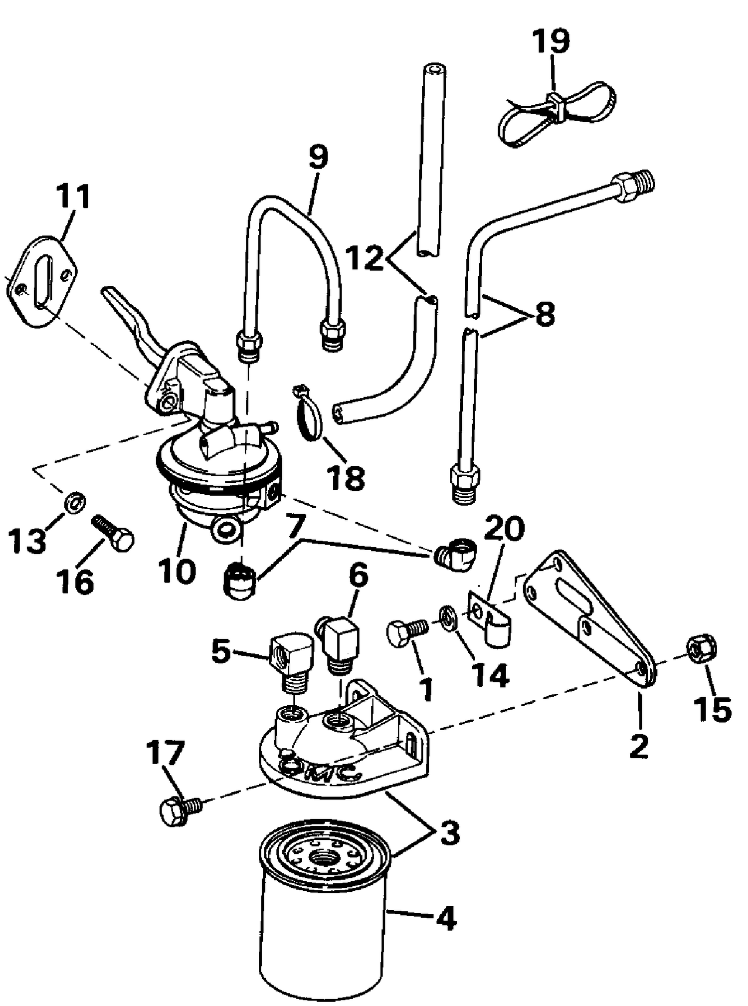 FUEL PUMP AND FILTER