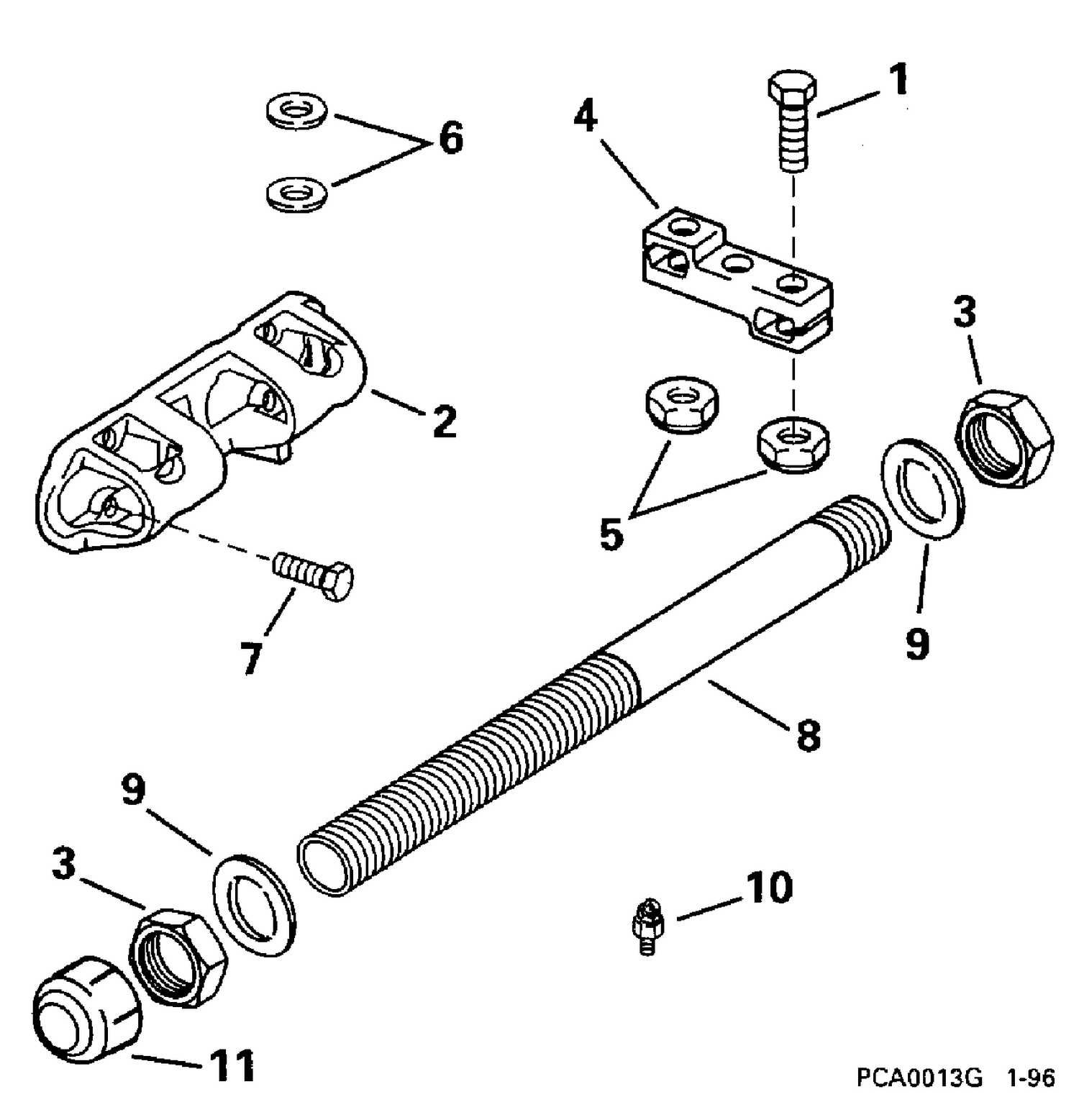 DUAL STEERING CONNECTOR KIT - 150GL, SL - 175GL, SL ONLY