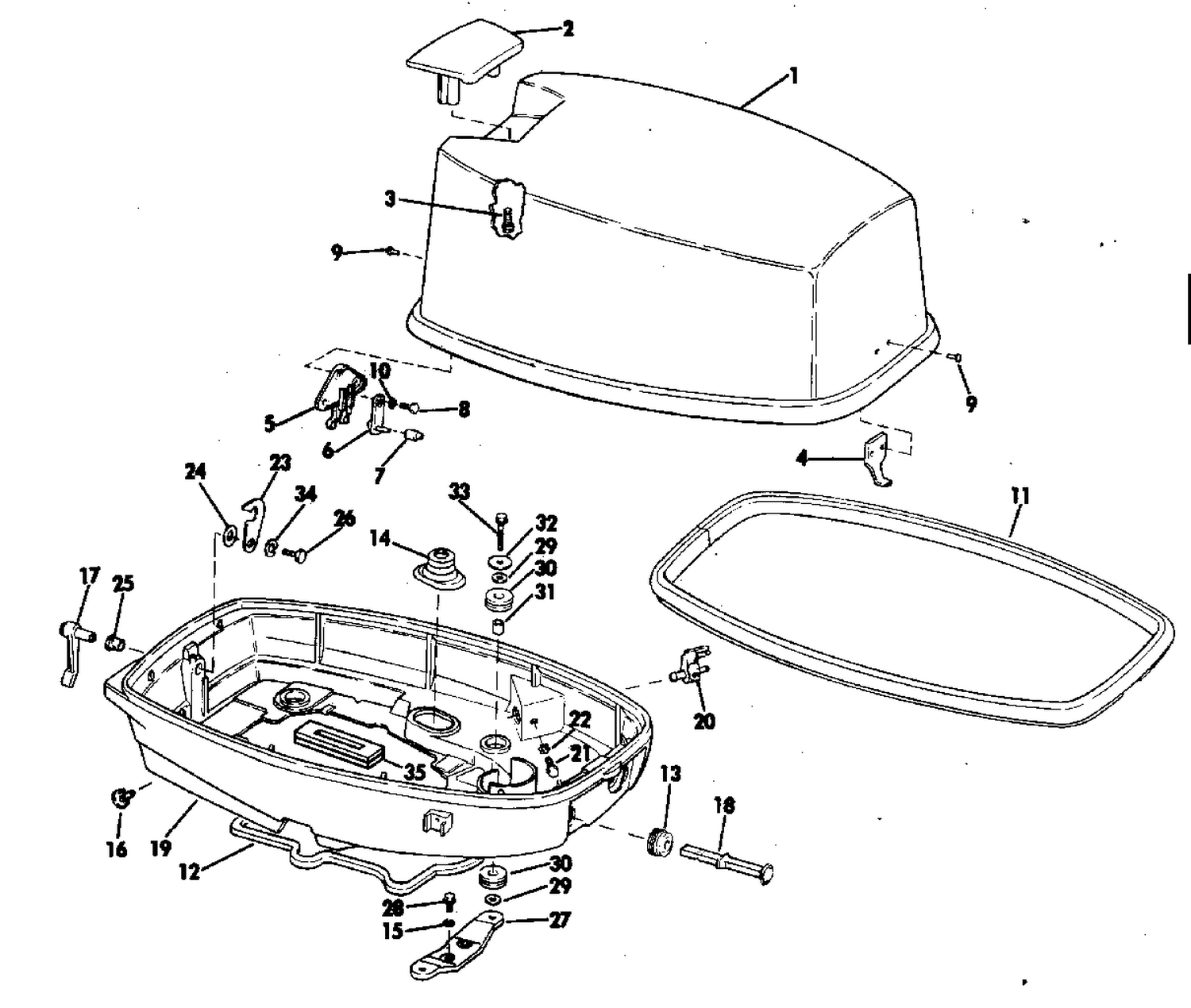 MOTOR COVER-JOHNSON