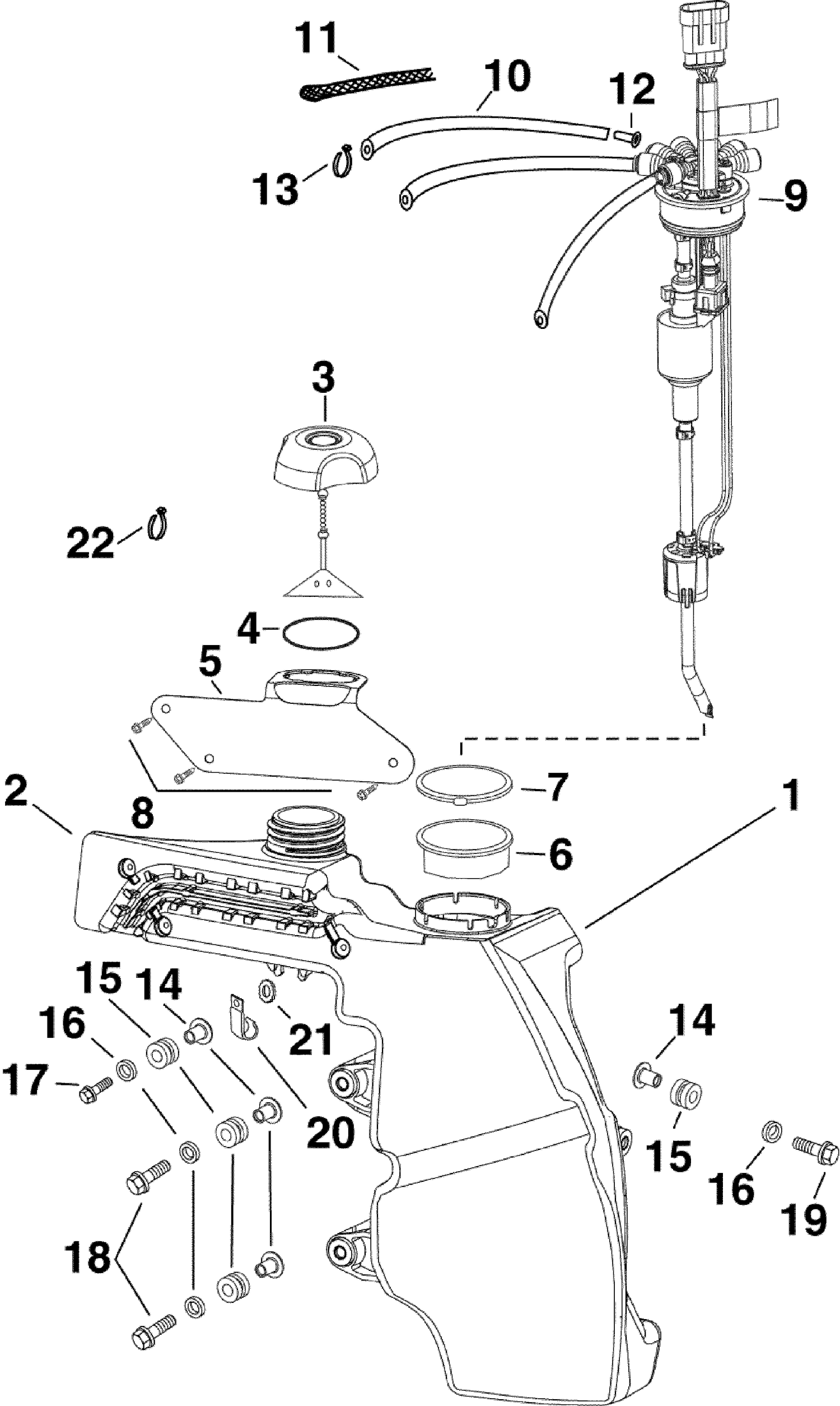 OIL TANK & PUMP