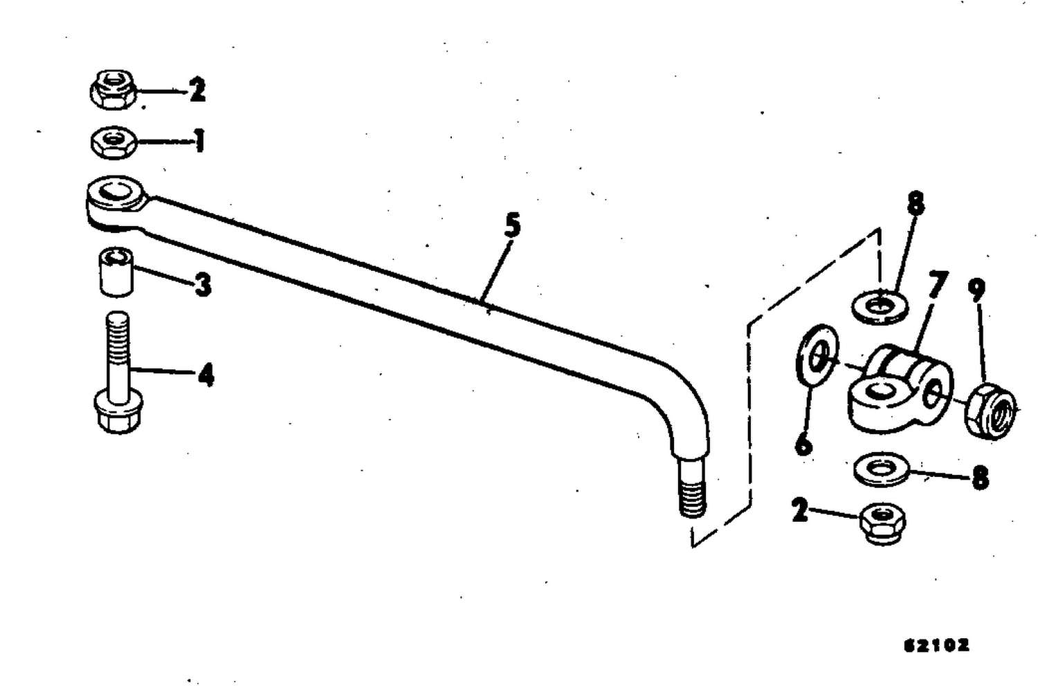 STEERING CONNECTORS & ROD KITS-MECHANICAL 25-200 SINGLE ENG