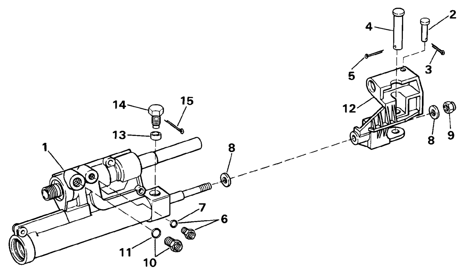 POWER STEERING CYLINDER