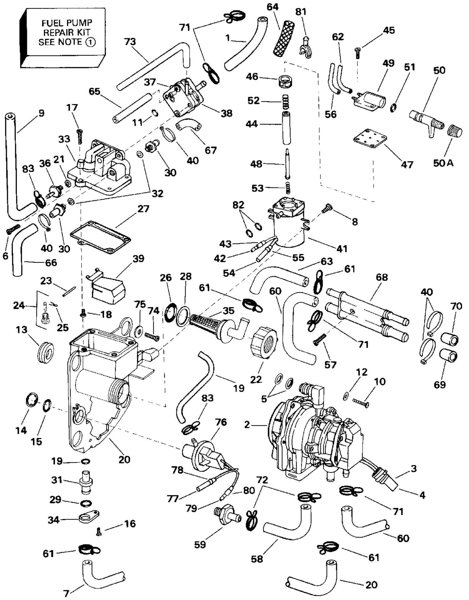 FUEL BRACKET & COMPONENTS