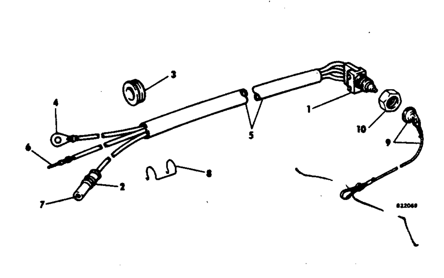 EMERGENCY IGNITION CUT-OFF SWITCH 55 ROPE