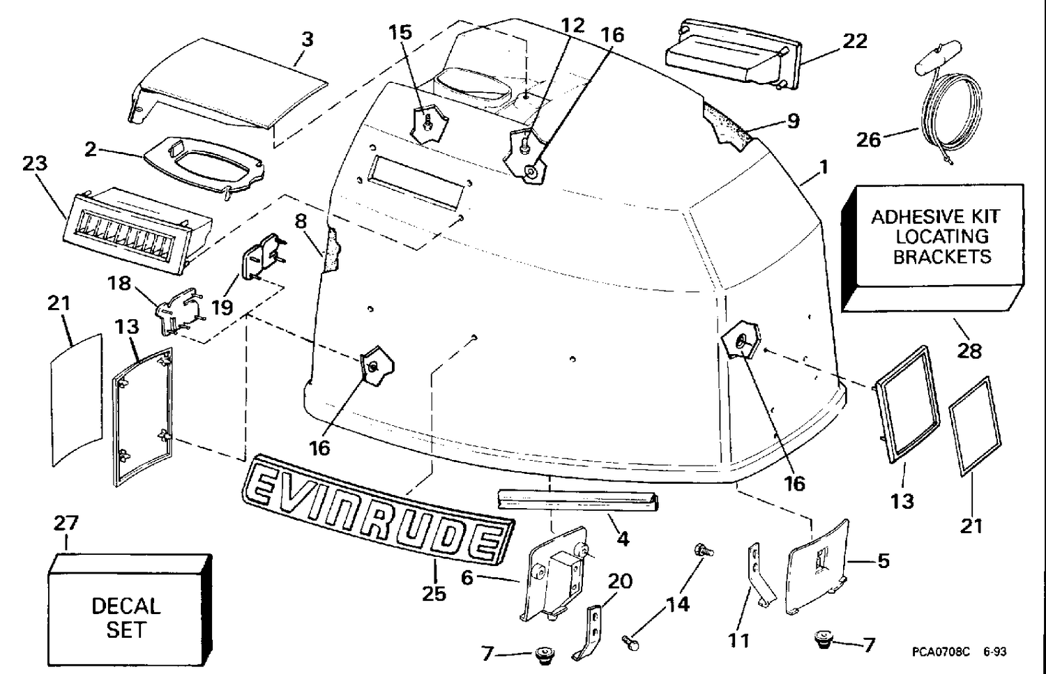ENGINE COVER - EVINRUDE