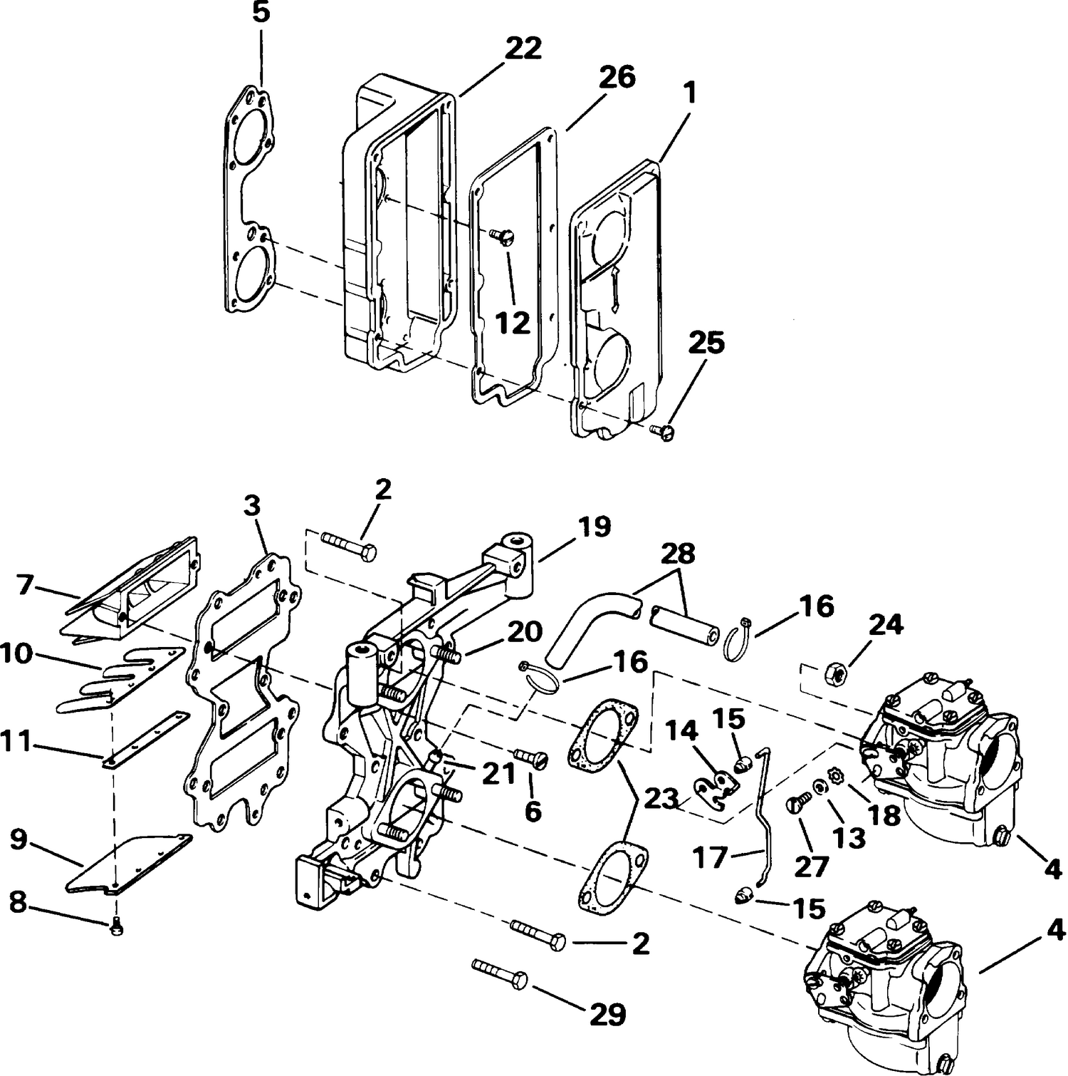 INTAKE MANIFOLD & AIR SILENCER