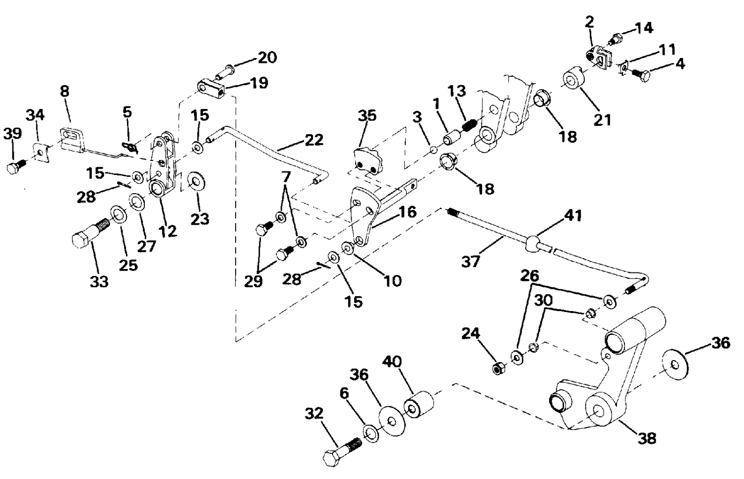 SHIFT & THROTTLE LINKAGE (CONTINUED)