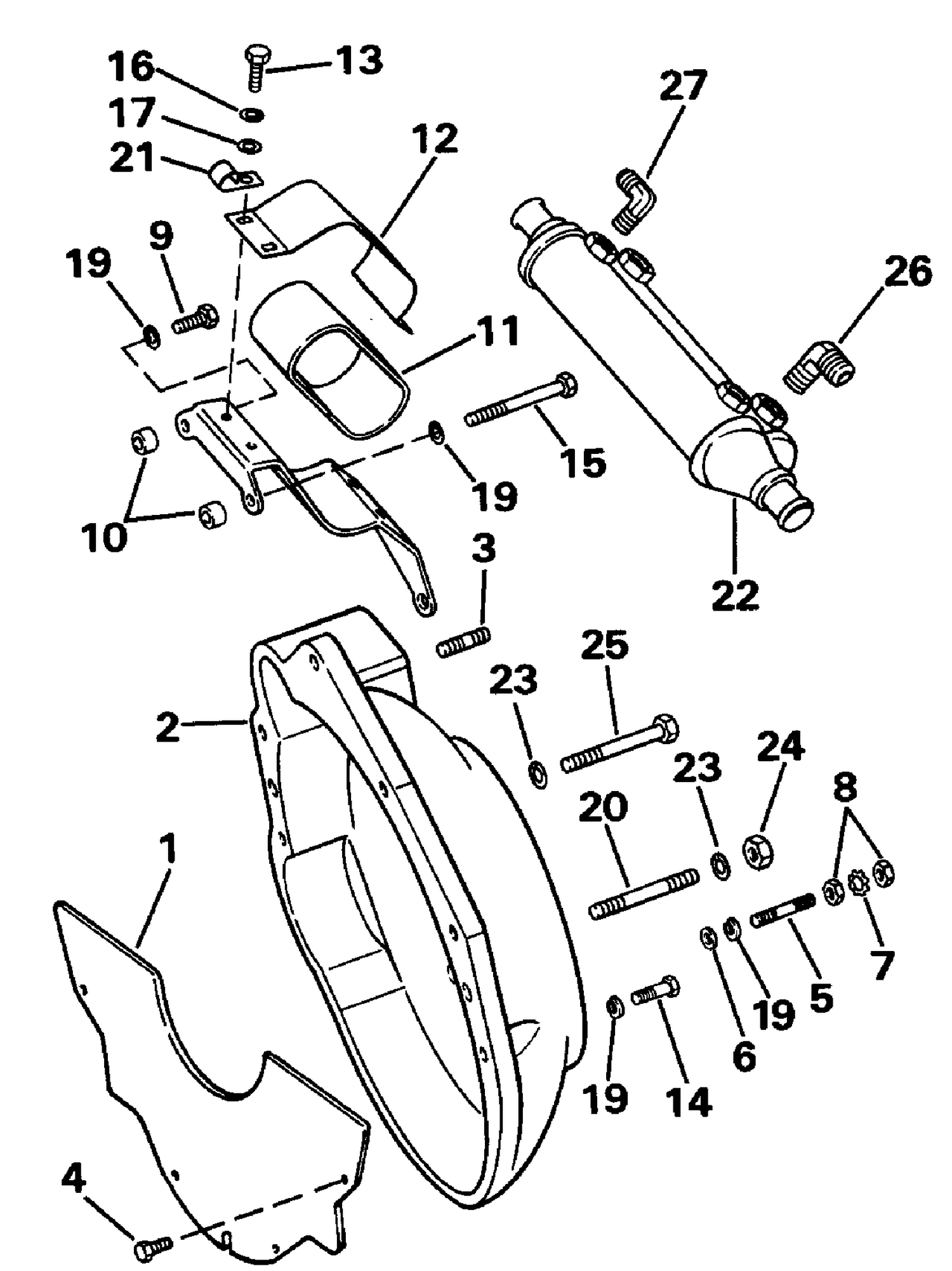 FLYWHEEL HOUSING & OIL COOLER
