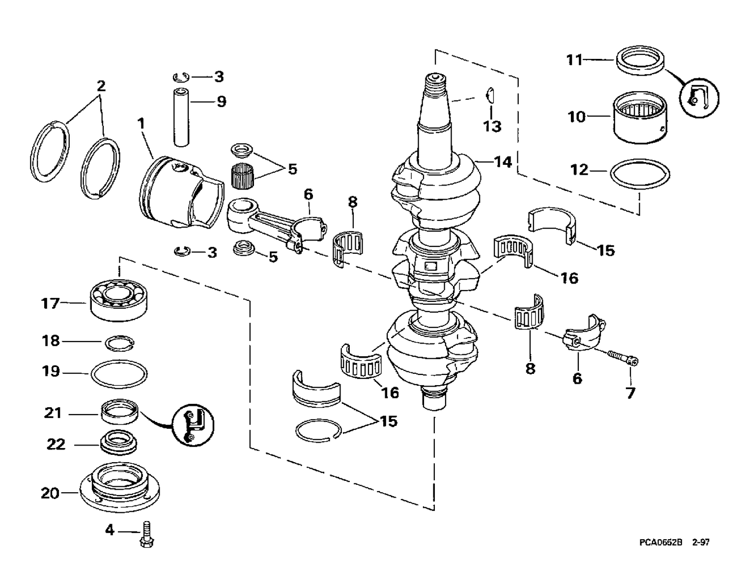 CRANKSHAFT & PISTON