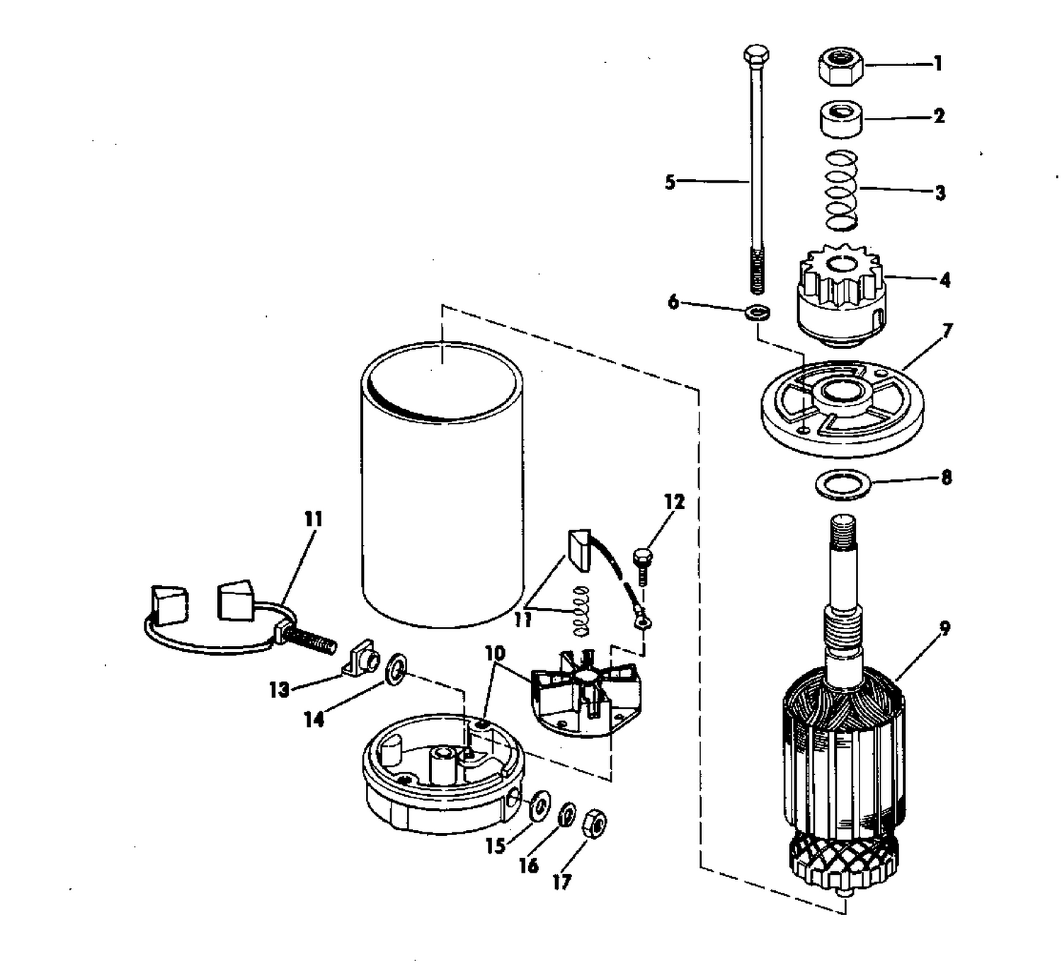 ELECTRIC STARTER AMERICAN BOSCH 10629-23-M030SM