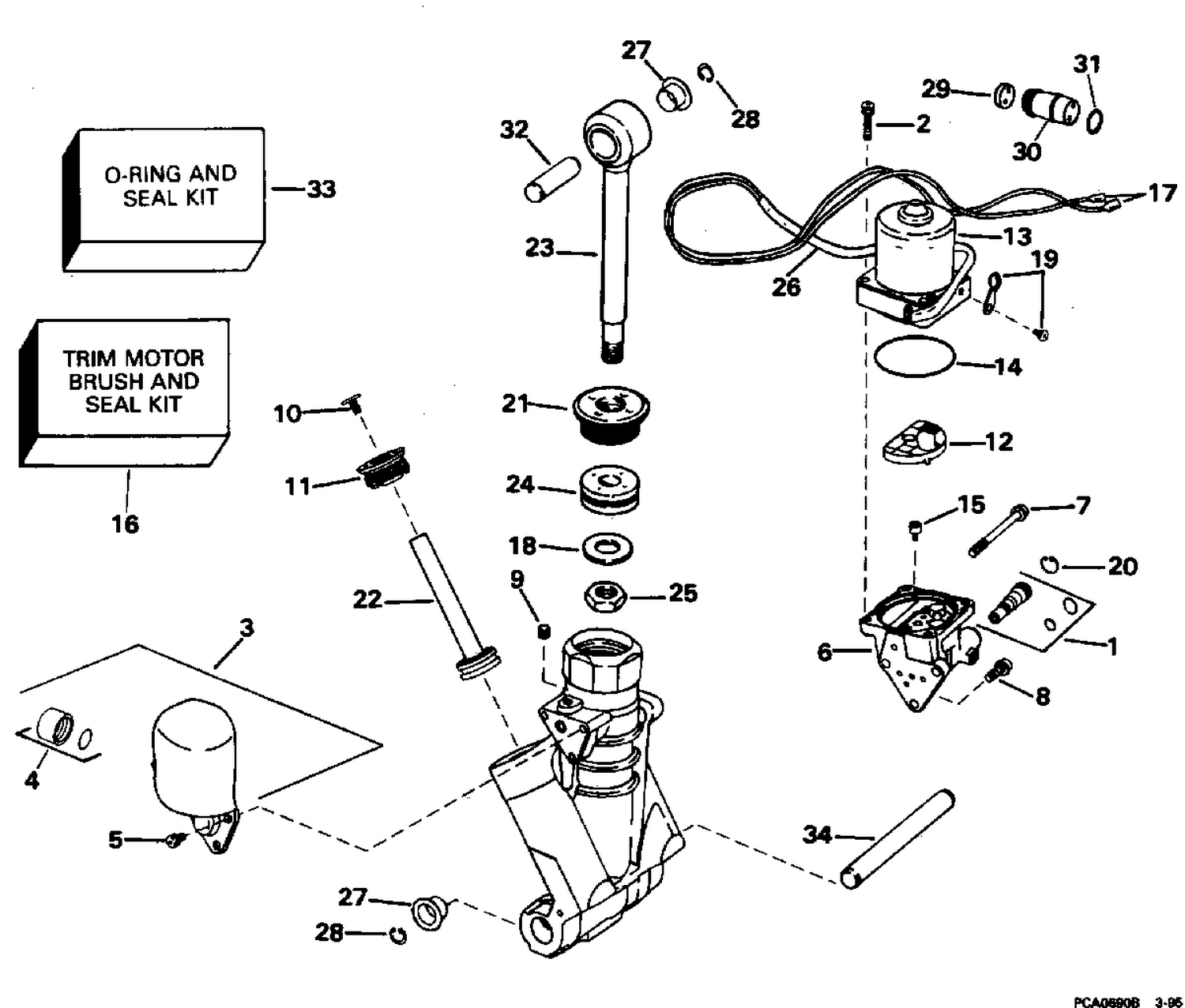 POWER TRIM/TILT HYDRAULIC ASSEMBLY