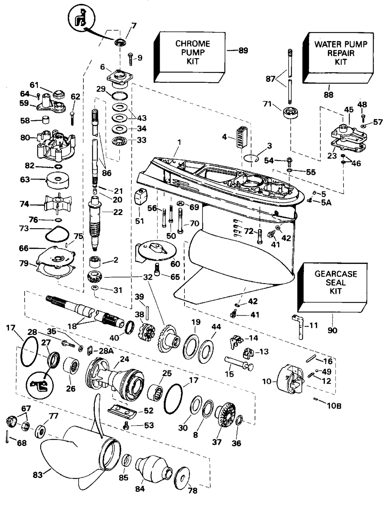 GEARCASE - STANDARD ROTATION - GL MODELS