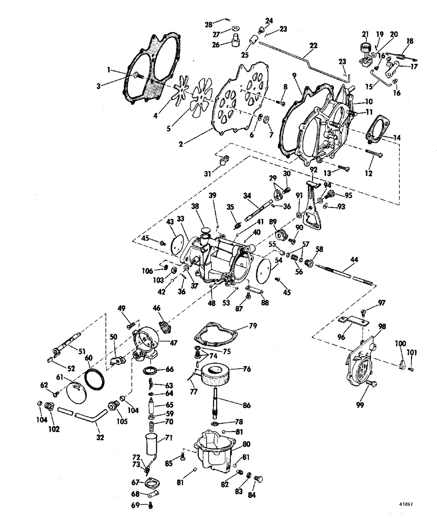 CARBURETOR GROUP ELECTRIC START