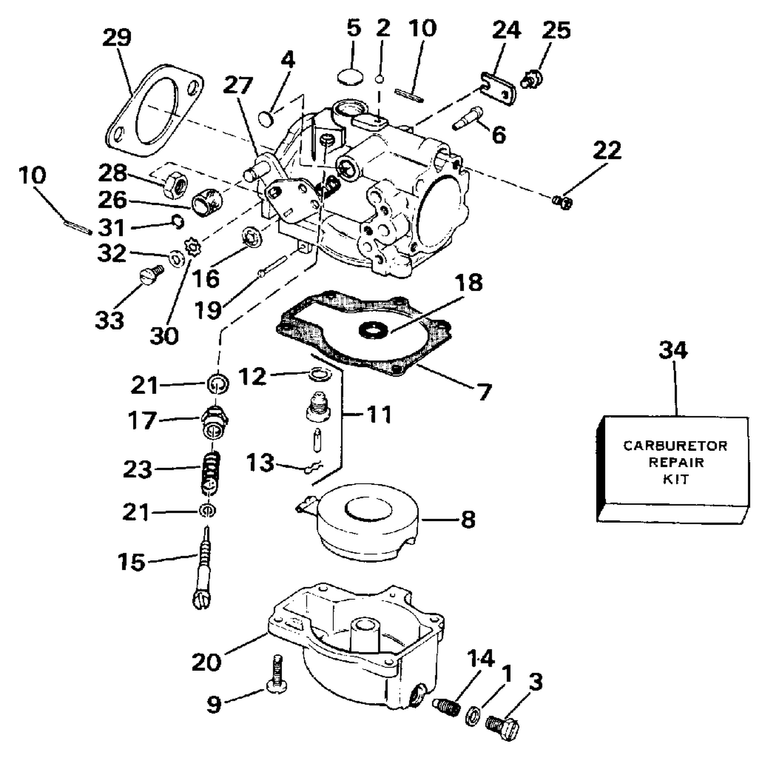 CARBURETOR LATE PRODUCTION
