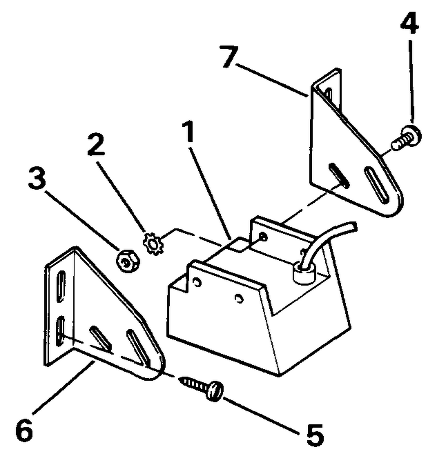 TRANSDUCER - TRANSOM MOUNT
