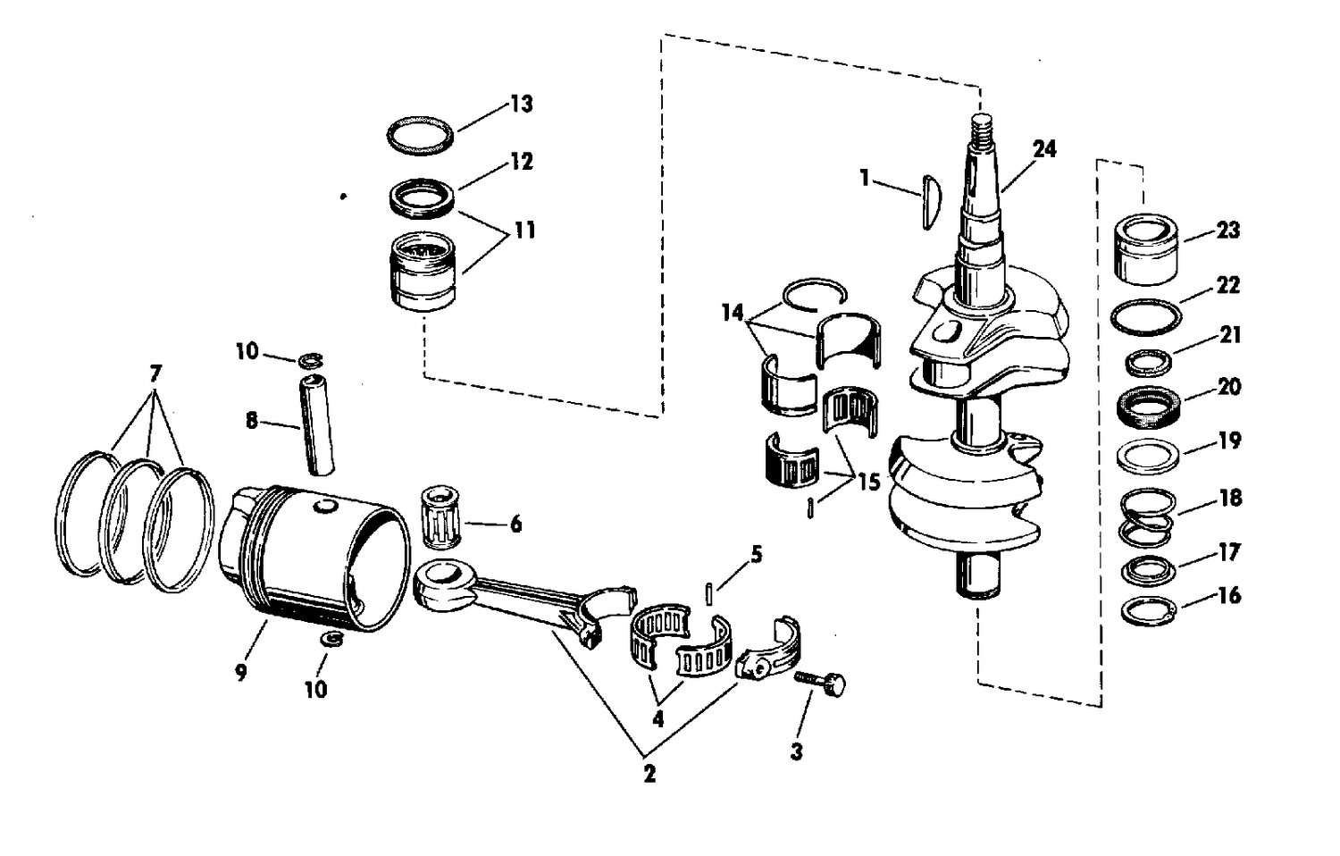 CRANKSHAFT GROUP ELECTRIC SHIFT