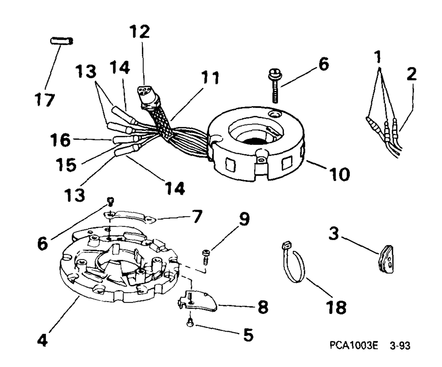 AC LIGHTING KIT -- 9.9, 15 (2-STROKE)