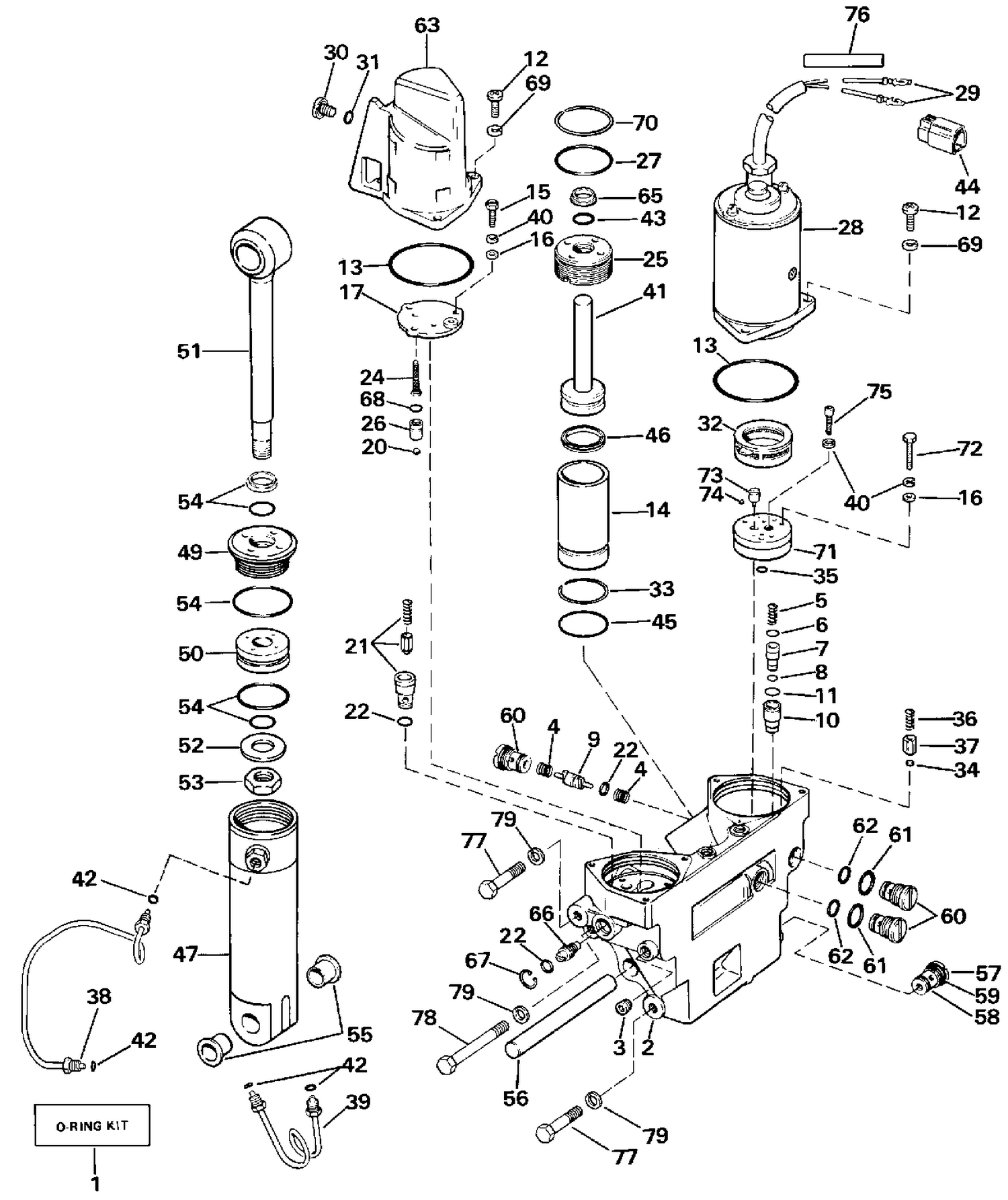 POWER TRIM/TILT HYDRAULIC ASSEMBLY