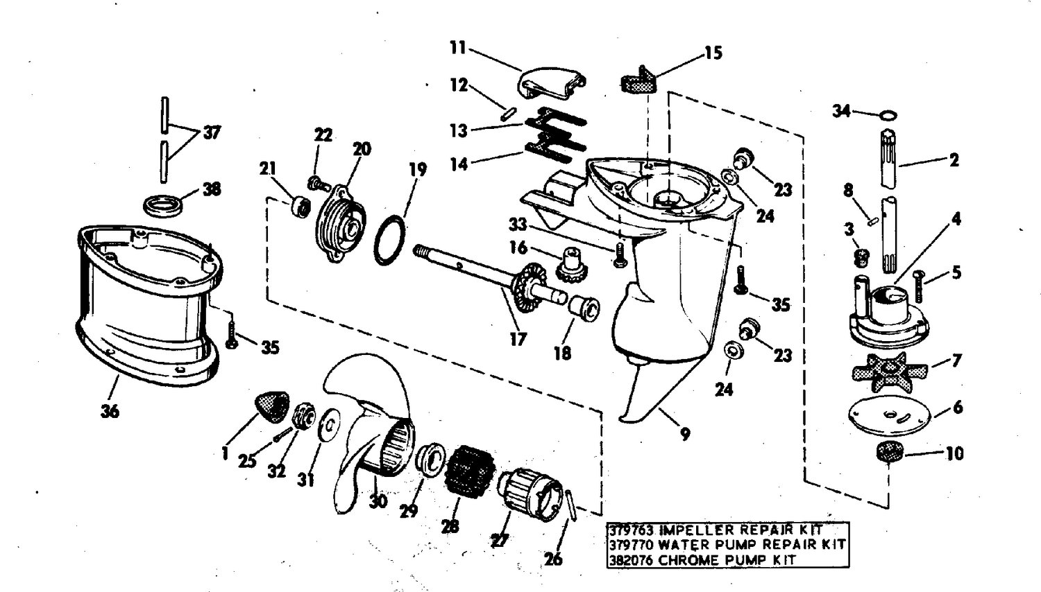 GEARCASE-STANDARD DRIVE