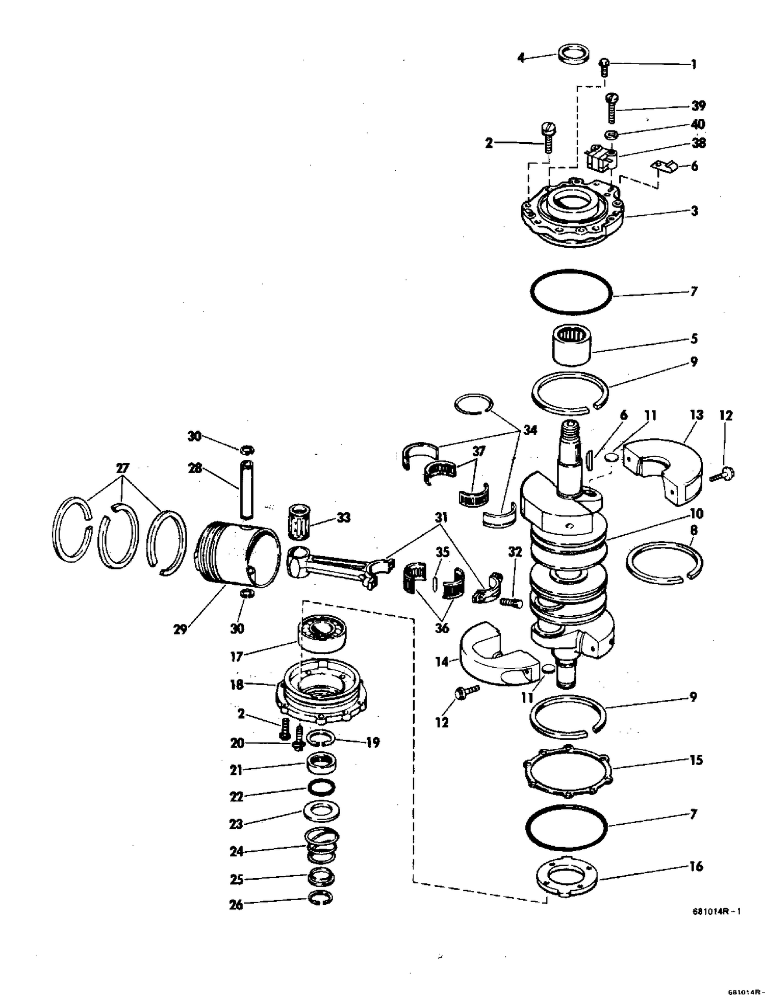 CRANKSHAFT GROUP ELECTRIC SHIFT