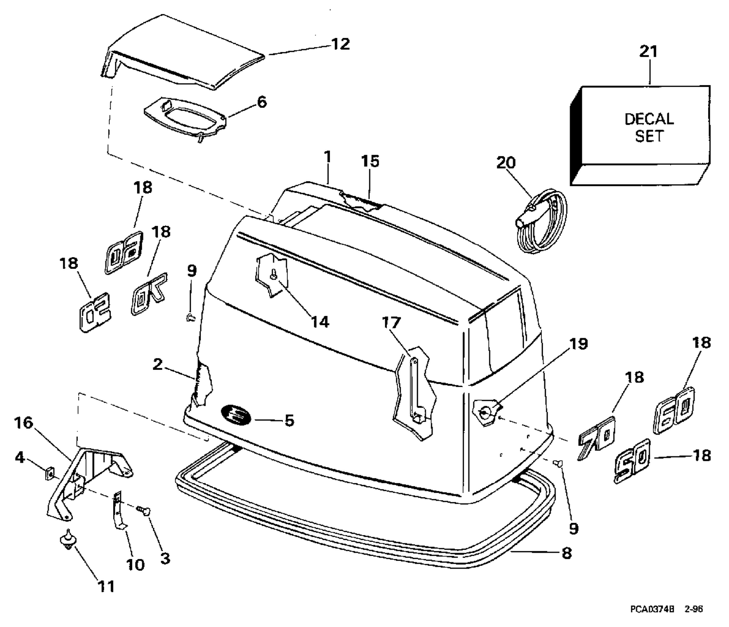ENGINE COVER - EVINRUDE