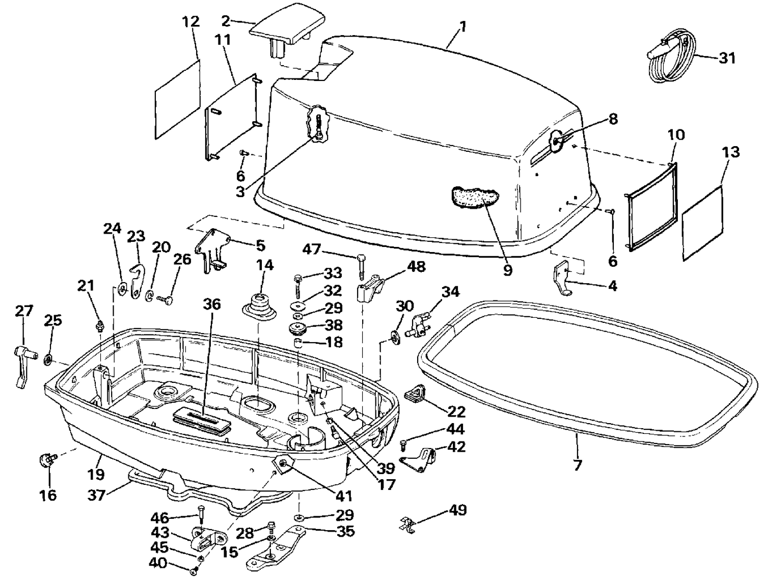ENGINE COVER - JOHNSON