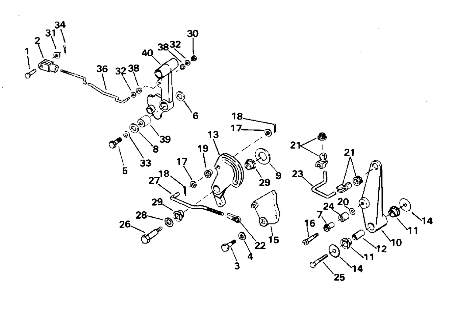 SHIFT & THROTTLE LINKAGE