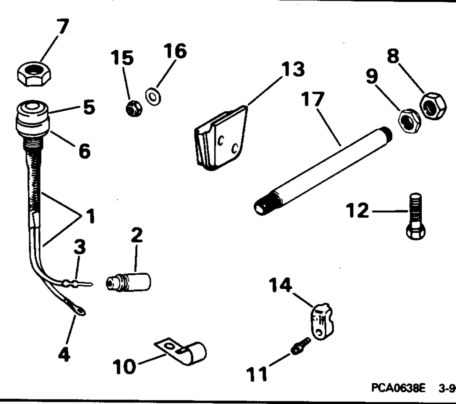 REMOTE CONTROL ADAPTER KIT - 125 COMMERCIAL ROPE MODELS