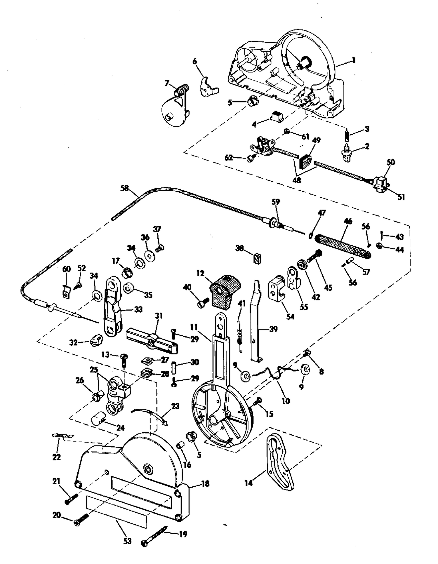 REMOTE CONTROL GROUP ELECTRIC SHIFT 90,120,155,215 & 235 HP