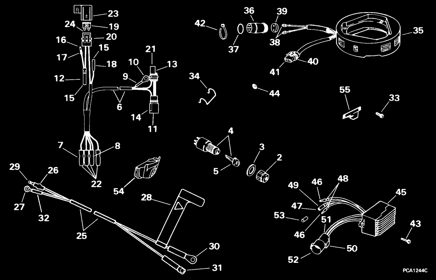 BATTERY CHARGE KIT -- 25, 35 (3-CYLINDER)